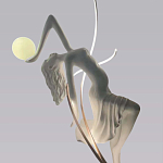 Торшер белая статуэтка Девушка Girl Carries Light Balls варинант исполнения - 2 | Loft Concept в Ростове-на-Дону