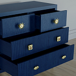 Бельевой Комод с 4 ящиками Elsa Dreams Blue варинант исполнения - 3 | Loft Concept в Ростове-на-Дону