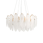 Люстра Mont Saint-Michel Золотая с Рельефным Стеклом варинант исполнения - 4 | Loft Concept в Ростове-на-Дону