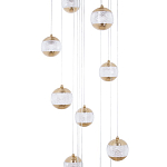 Каскадная люстра с сферическими плафонами из акрила Veva Lamps Chandelier варинант исполнения - 2 | Loft Concept в Ростове-на-Дону