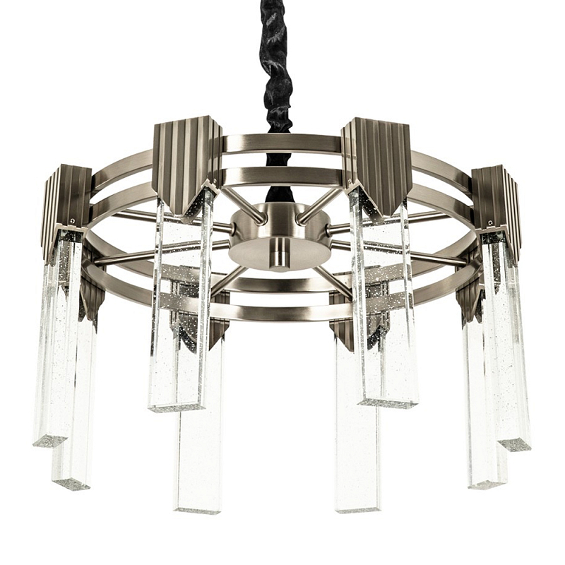      Glass Rectangles Chrome Chandelier 46     -- | Loft Concept 