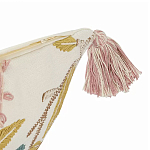 Чехол на подушку с кисточками и вышивкой птиц Ethnic mix Birds Rect варинант исполнения - 2 | Loft Concept в Ростове-на-Дону