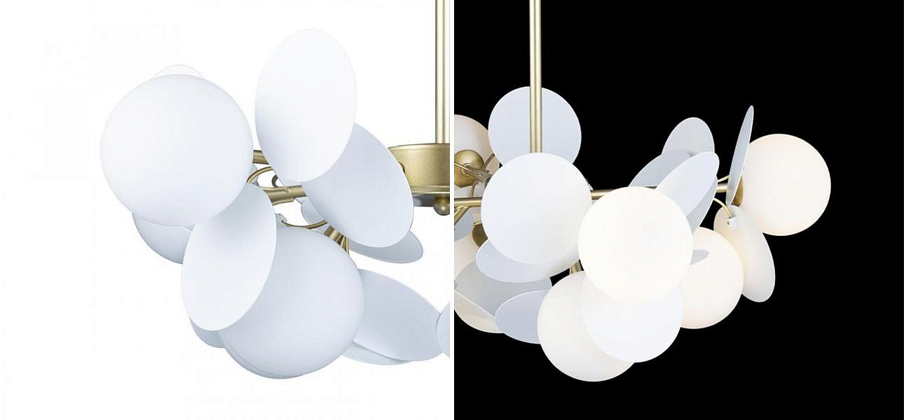 Люстра MATISSE Chandelier White 8 ламп Люстра MATISSE Chandelier White 8 ламп - Loft-Concept в Ростове-на-Дону