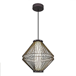 Подвесной светильник с плетеным металлическим каркасом Metal Interweaving варинант исполнения - 1 | Loft Concept в Ростове-на-Дону
