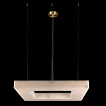 Люстра с квадратным каменным плафоном Calcite Square Light варинант исполнения - 2 | Loft Concept в Ростове-на-Дону