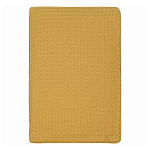 Плед из шерсти цвета охры с бахарамой Waffle Comfort варинант исполнения - 1 | Loft Concept в Ростове-на-Дону