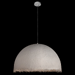 Подвесной светильник в форме купола белого цвета с ажурной бахромой Tactile Line варинант исполнения - 3 | Loft Concept в Ростове-на-Дону