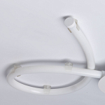 Люстра белого цвета с тремя изогнутыми светодиоидными плафонами Luke Lampco Tracer Lamp варинант исполнения - 8 | Loft Concept в Ростове-на-Дону