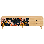 Длинная ТВ-тумба с принтом на ящиках Elise TV Stand варинант исполнения - 10 | Loft Concept в Ростове-на-Дону
