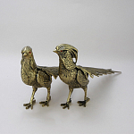 Статуэтка бронзовая пара Фазаны Bronze Birds варинант исполнения - 3 | Loft Concept в Ростове-на-Дону