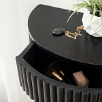 Прикроватный подвесной столик с ящиком черный Bedside Hanging Table варинант исполнения - 3 | Loft Concept в Ростове-на-Дону