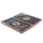 Нарды настольные из натурального камня лазурит и долерит Backgammon from Stone варинант исполнения - 3 | Loft Concept в Ростове-на-Дону