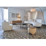 ТВ-тумба из массива тика Busto TV Stand варинант исполнения - 8 | Loft Concept в Ростове-на-Дону