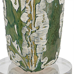 Настольная лампа керамическая с кремовым абажуром Scenic Column варинант исполнения - 2 | Loft Concept в Ростове-на-Дону