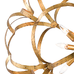 Люстра круглая в виде объёмного цветка Golden Flower Sphere варинант исполнения - 1 | Loft Concept в Ростове-на-Дону