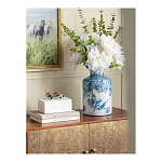 Ваза с мотивами цветущего сада с попугаями Vase Inspired by Nature варинант исполнения - 4 | Loft Concept в Ростове-на-Дону