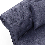 Мебельная ткань Шенилл синий цвет 138 см T4-33 варинант исполнения - 7 | Loft Concept в Ростове-на-Дону