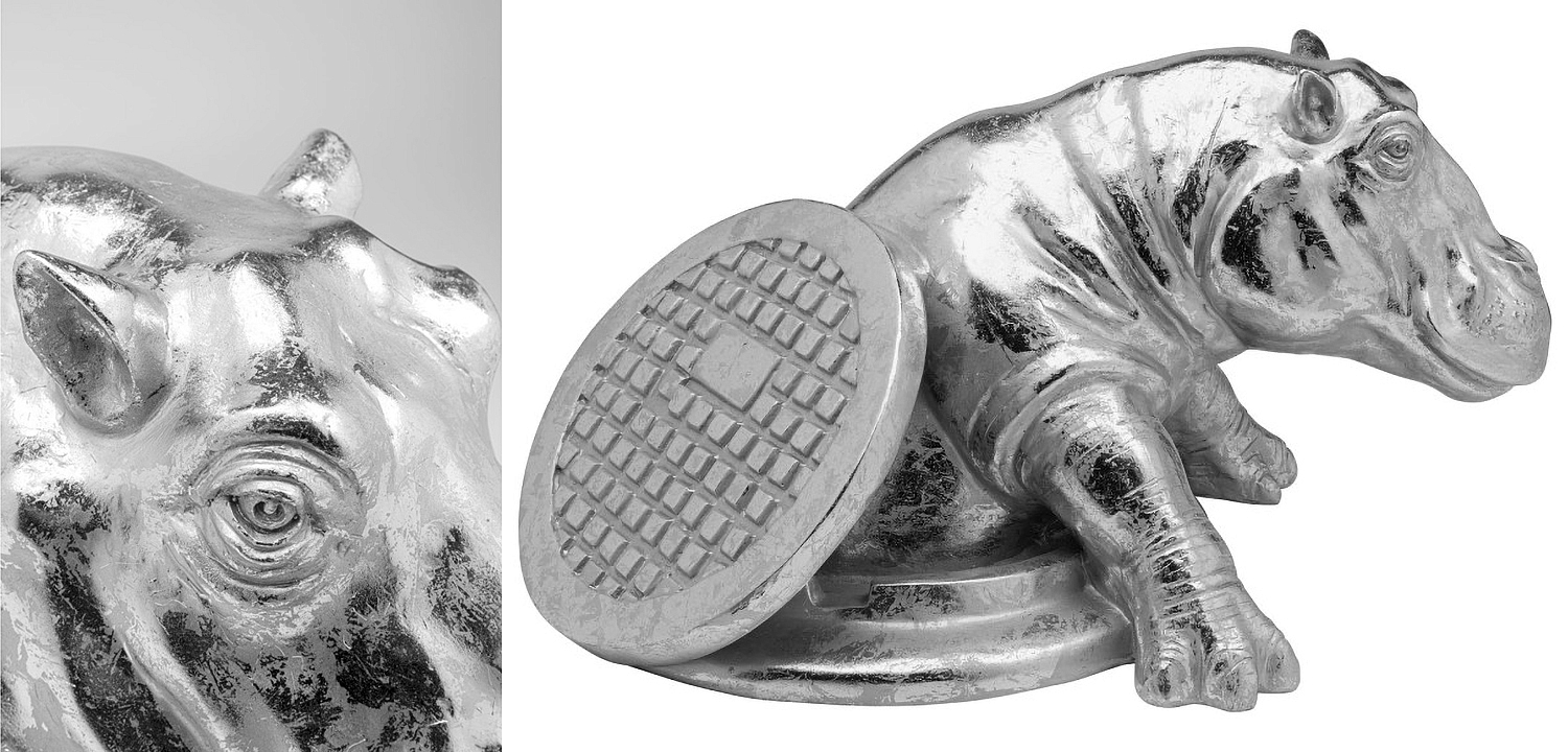 Статуэтка Chrome Hippo - Loft-Concept в Ростове-на-Дону