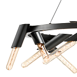 Люстра круглая с трубчатыми лампочками Vanguard Circle варинант исполнения - 2 | Loft Concept в Ростове-на-Дону