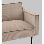 Диван современный вельветовый прямой Worcester Бежевый  варинант исполнения - 3 | Loft Concept в Ростове-на-Дону