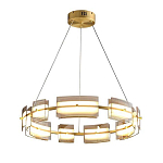 Люстра круглая с янтарными стеклянными плафонами Lighting of Space варинант исполнения - 1 | Loft Concept в Ростове-на-Дону