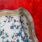 Диван из натурального бука бежевый с изображением птиц и цветов Beige Green Chinoiserie Garden Sofa варинант исполнения - 10 | Loft Concept в Ростове-на-Дону