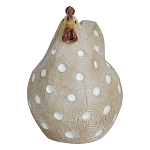 Статуэтка курица с текстурной поверхностью бежевого цвета Rustic Chicken варинант исполнения - 1 | Loft Concept в Ростове-на-Дону