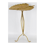 Столик приставной с столешницей Тропический лист Tropical Forest gold варинант исполнения - 2 | Loft Concept в Ростове-на-Дону
