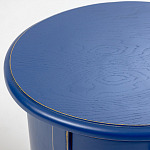 Синяя тумба на фигурных ножках Shelby варинант исполнения - 4 | Loft Concept в Ростове-на-Дону