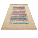 Ковер с геометрическим узором из комбинированного состава Full rhythm варинант исполнения - 3 | Loft Concept в Ростове-на-Дону