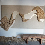 Декор настенный в Эко стиле Малибу wall panel Malibu Abstraction варинант исполнения - 1 | Loft Concept в Ростове-на-Дону