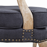 Кресло Aubrey Classical Armchair dark grey velour варинант исполнения - 6 | Loft Concept в Ростове-на-Дону