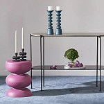 Подсвечник фигурный голубой Bright Accent 33 см варинант исполнения - 3 | Loft Concept в Ростове-на-Дону