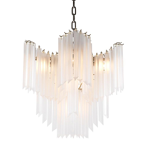 Люстра Chandelier Pulsar white glass