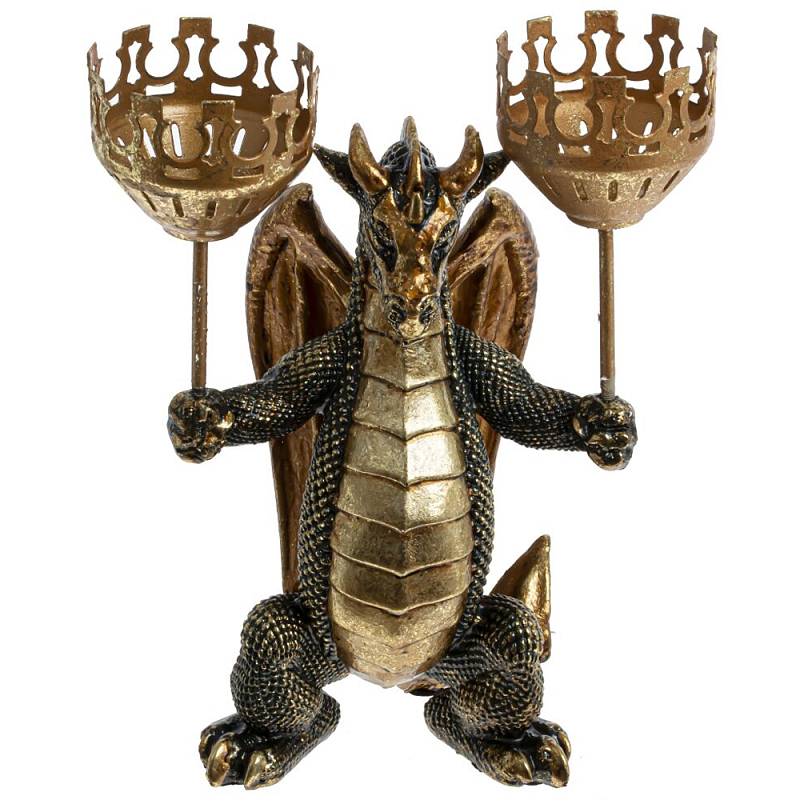    Dragon with Two Candlesticks     -- | Loft Concept 
