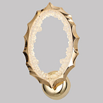 Бра овальное светодиодное с золотистым каркасом Ring of Fire варинант исполнения - 1 | Loft Concept в Ростове-на-Дону