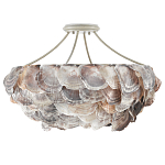 Потолочный светильник с каскадным абажуром из ракушек Sea Ravens варинант исполнения - 3 | Loft Concept в Ростове-на-Дону