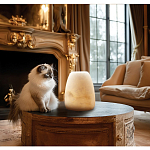 Настольная лампа в форме трапеции из натурального камня Soft Glow of Stone варинант исполнения - 5 | Loft Concept в Ростове-на-Дону