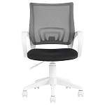 Офисное кресло с основанием из белого пластика Desk chairs Black варинант исполнения - 2 | Loft Concept в Ростове-на-Дону