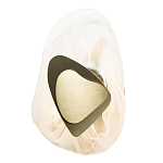 Бра овальное из стекла с золотым элементом Flow Texture  варинант исполнения - 4 | Loft Concept в Ростове-на-Дону