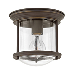 Потолочный светильник для ванных комнат со стеклянным плафоном и одной лампой Hinkley варинант исполнения - 8 | Loft Concept в Ростове-на-Дону