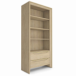  Стеллаж 2 ящика 4 открытые полки Flowchart 90 см варинант исполнения - 2 | Loft Concept в Ростове-на-Дону