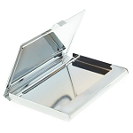 Визитница карманная металлическая с накладкой из натурального камня Серафинит Stone Business Card Holders  варинант исполнения - 3 | Loft Concept в Ростове-на-Дону