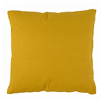 Подушка декоративная хлопковая горчичного цвета с абстрактным принтом Elysian Flow Sunset варинант исполнения - 2 | Loft Concept в Ростове-на-Дону