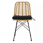 Стул с ротанговым плетением Wicker Stool без подлокотников варинант исполнения - 1 | Loft Concept в Ростове-на-Дону