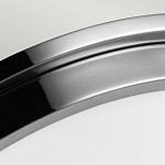 Потолочный светильник для ванных комнат цвета хром с вытянутым плафоном из молочного стекла Feiss варинант исполнения - 4 | Loft Concept в Ростове-на-Дону