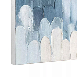 Панно декоративное с ручной росписью Blue Strokes варинант исполнения - 3 | Loft Concept в Ростове-на-Дону