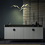 Дизайнерский комод светло-серый с фактурным фасадом UNO варинант исполнения - 1 | Loft Concept в Ростове-на-Дону