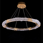 Люстра в форме кольца с золотым декором Warm Heavenly Light варинант исполнения - 1 | Loft Concept в Ростове-на-Дону