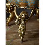 Чаша с орнаментом на бронзовых ножках в виде ангелов Eden Garden варинант исполнения - 7 | Loft Concept в Ростове-на-Дону